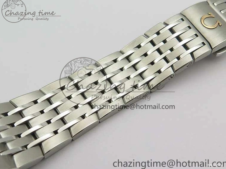 0402 De Ville Chronograph SS OMF 1:1 Best Edition Black Dial On SS Bracelet A Attractive 8150